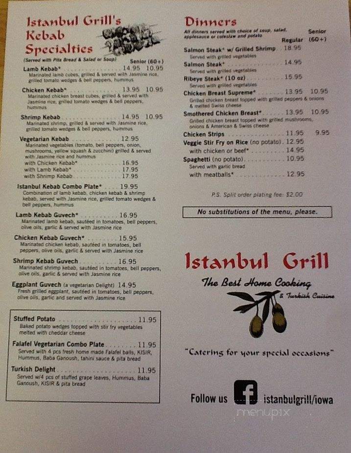 Istanbul Grill - Fairfield, IA