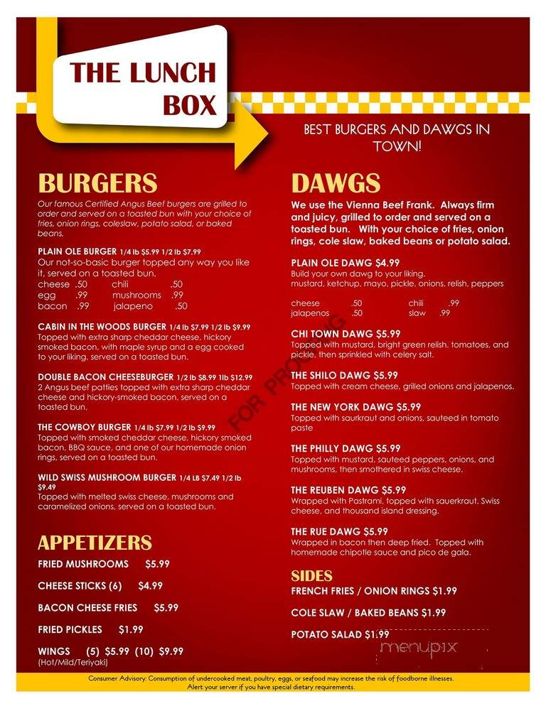 The Lunchbox - Woodlawn, TN