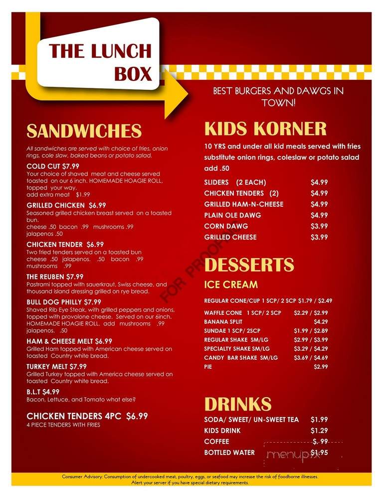 The Lunchbox - Woodlawn, TN