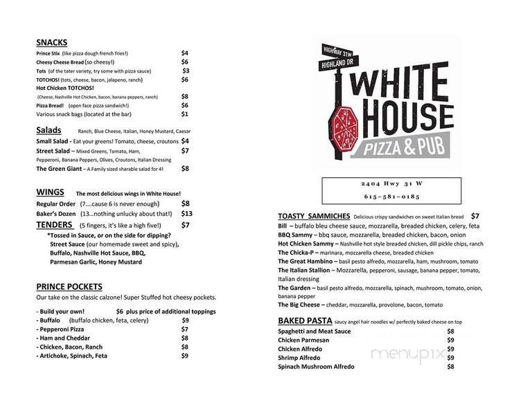 White House Pizza and Pub - White House, TN