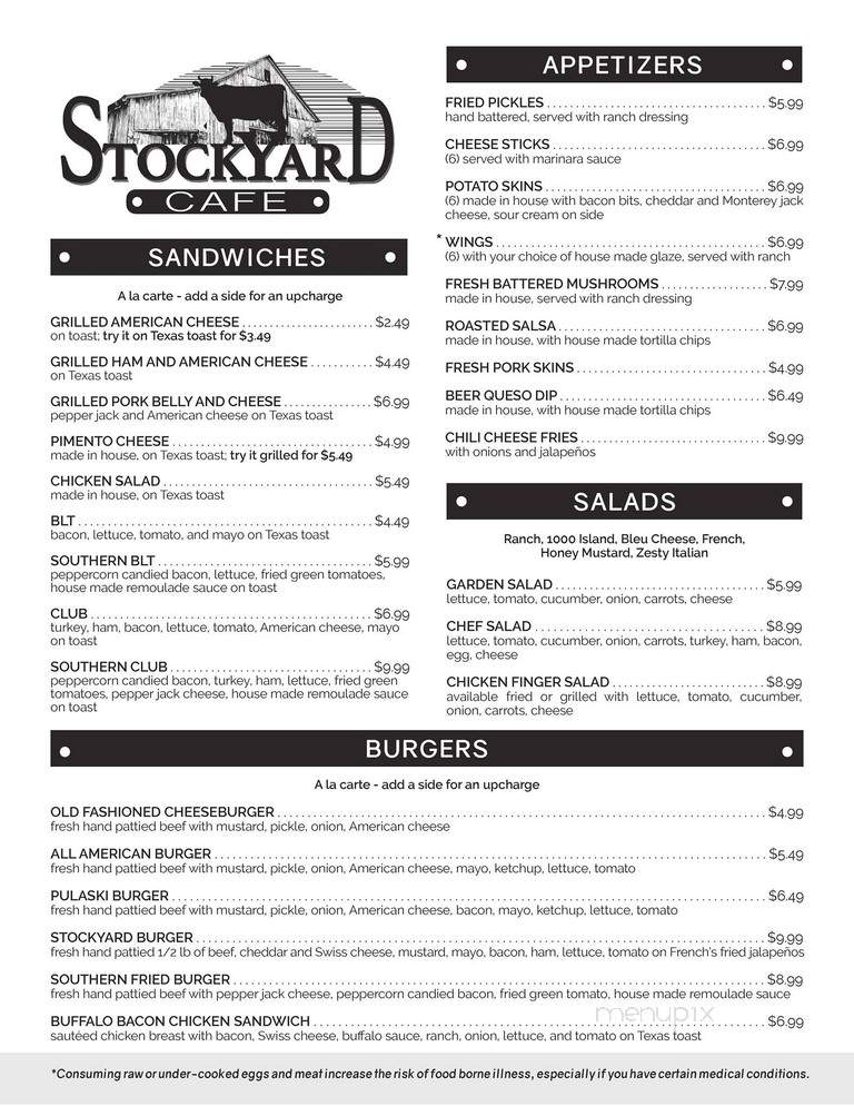 Stockyard Cafe - Pulaski, TN