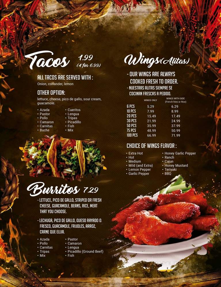 Alex's Tacos & Wings - Columbia, TN