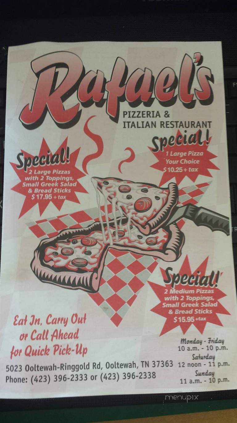 Rafael's Pizzeria & Italian Restaurant - Lafayette, TN