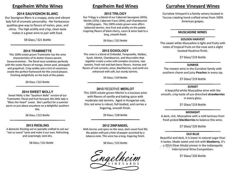 Engelheim Vineyards - Ellijay, GA