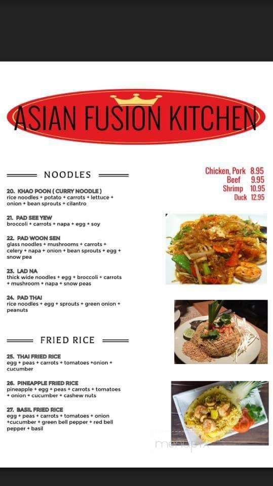 Asian Fusion Kitchen - Morganton, NC