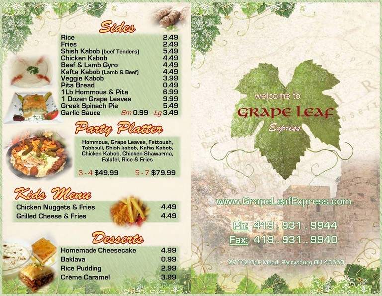 Grape Leaf Express - Perrysburg, OH