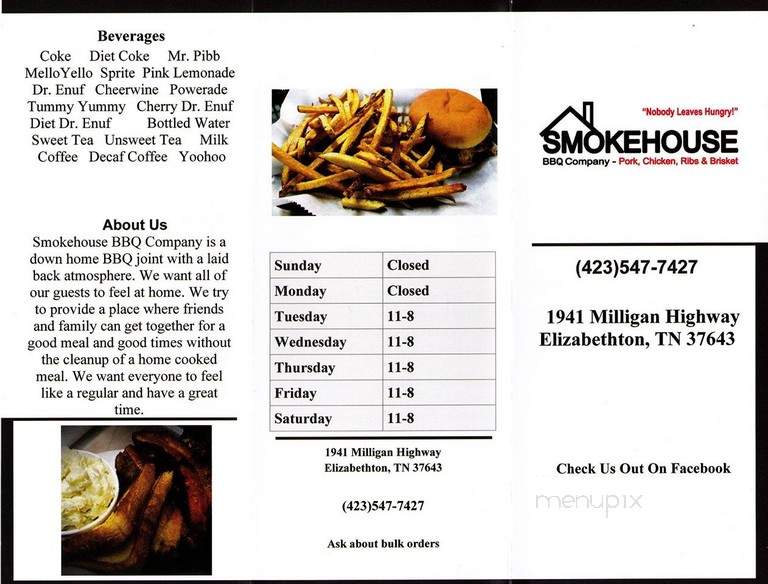 Smokehouse Barbeque Co - Elizabethton, TN