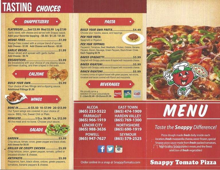 Snappy Tomato Pizza - Seymour, TN