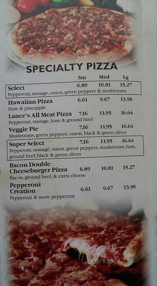 LANCES PIZZA - Tennessee Ridge, TN