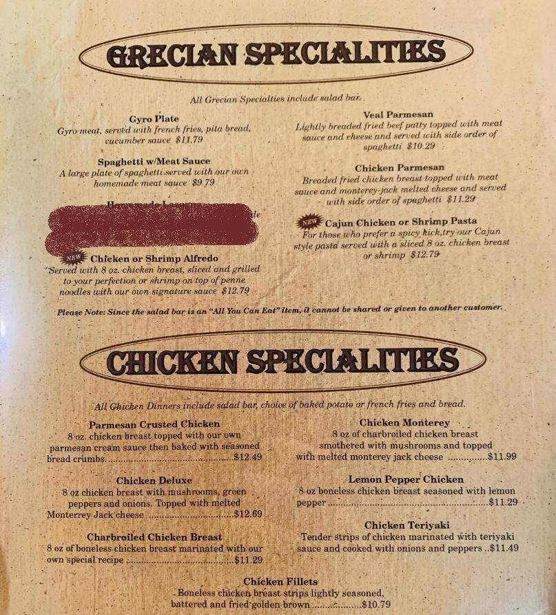 Grecian Family Restaurant - Lexington, TN