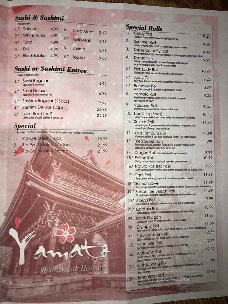 Yamato Sushi Steak House of Savannah - Savannah, TN