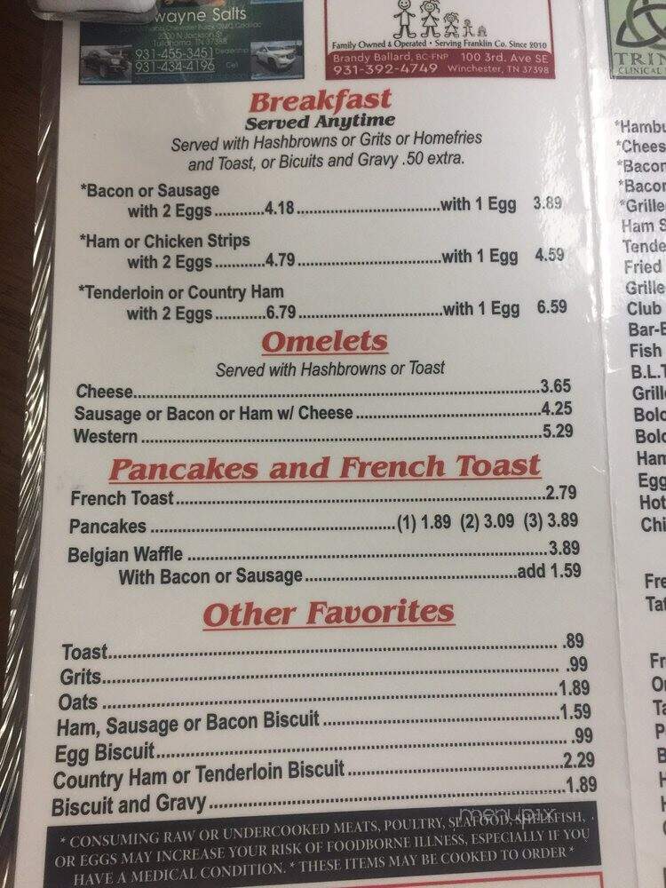 Emma's Family Restaurant - Manchester, TN