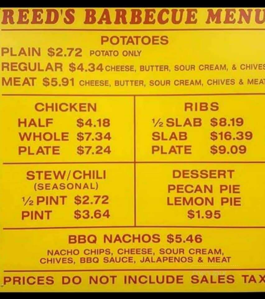 Reed's Barbecue - Pulaski, TN