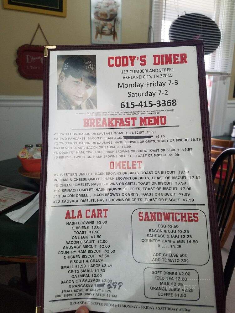 Cody's Diner - Ashland City, TN