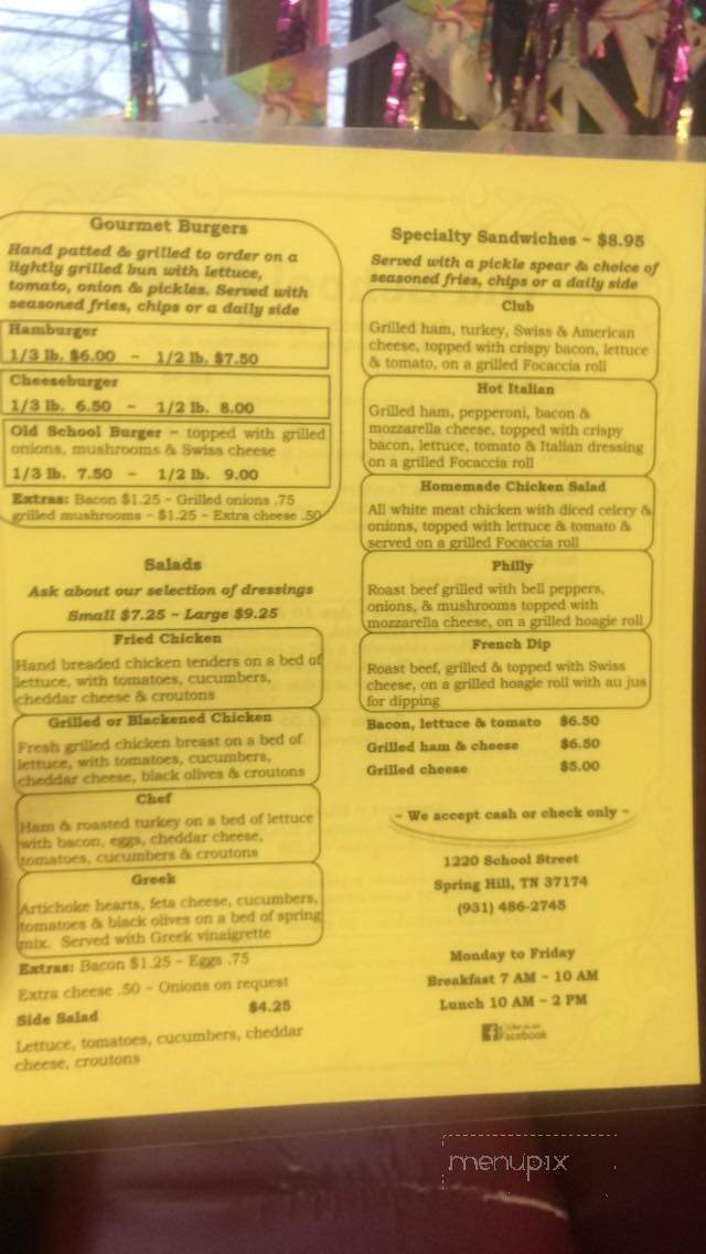 Old School Cafe - Spring Hill, TN