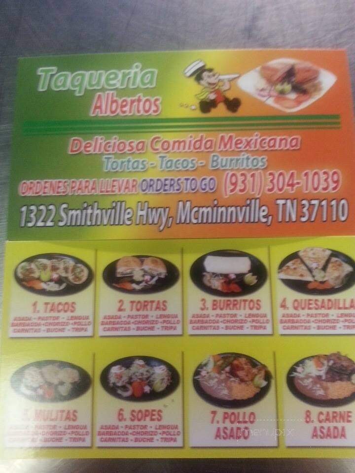 Taqueria Alberto's - McMinnville, TN