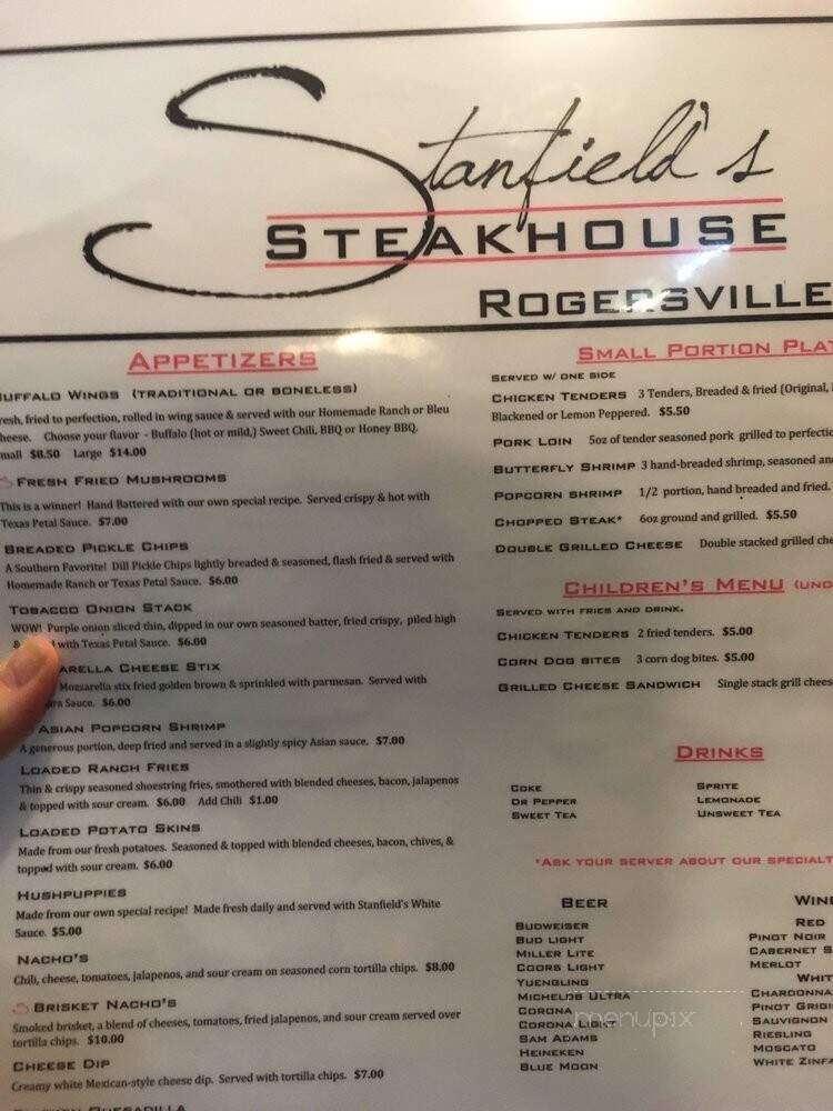 Stanfield's Steak House - Rogersville, AL