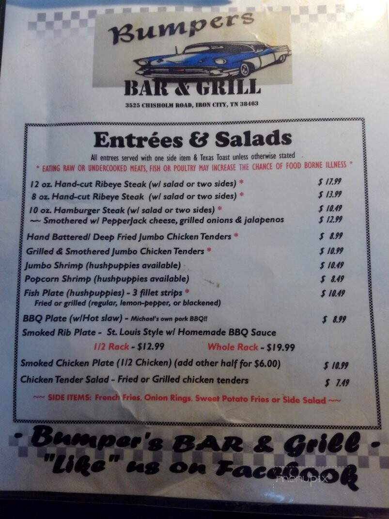 Bumpers Bar & Grill - Iron City, TN