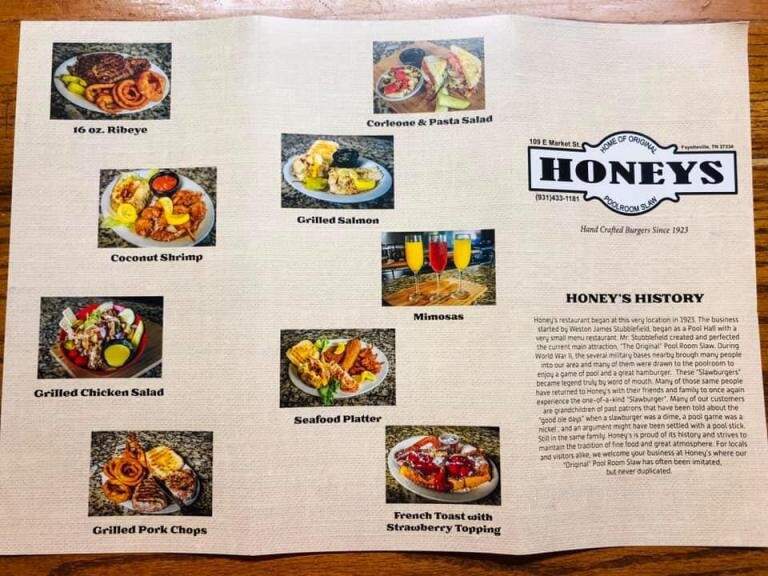 Honey's Restaurant - Fayetteville, TN