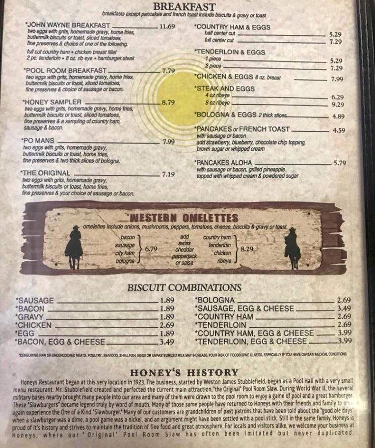 Honey's Restaurant - Fayetteville, TN