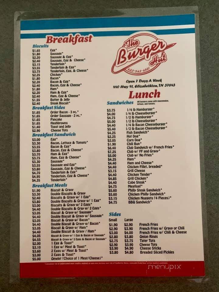 Betty's Burger Hut - Elizabethton, TN