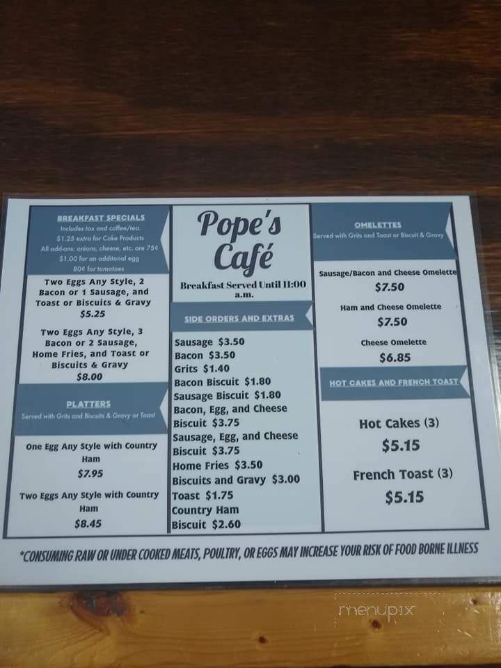 Pope's Cafe - Shelbyville, TN