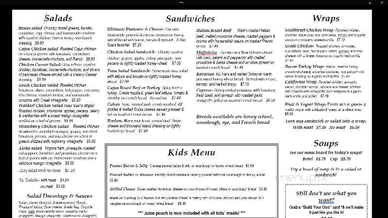 Sue Sue's Sandwich Shop - Lawrenceburg, TN