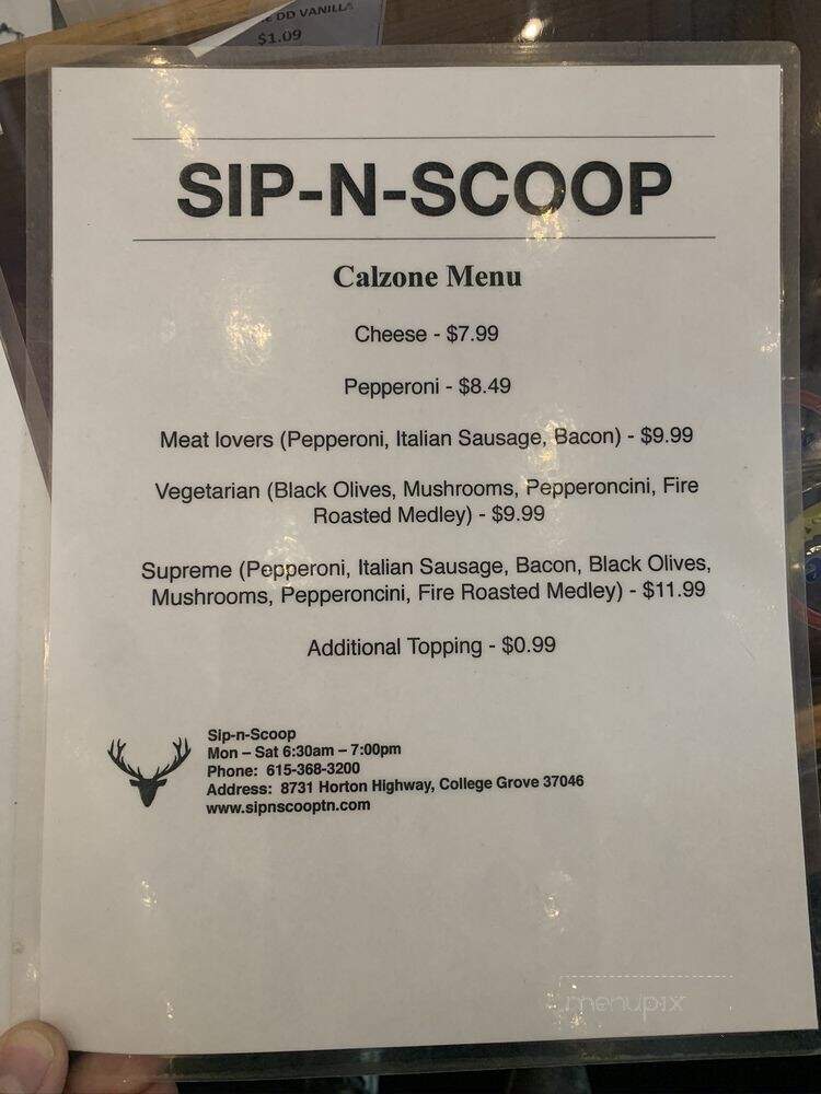 Sip-n-Scoop - College Grove, TN