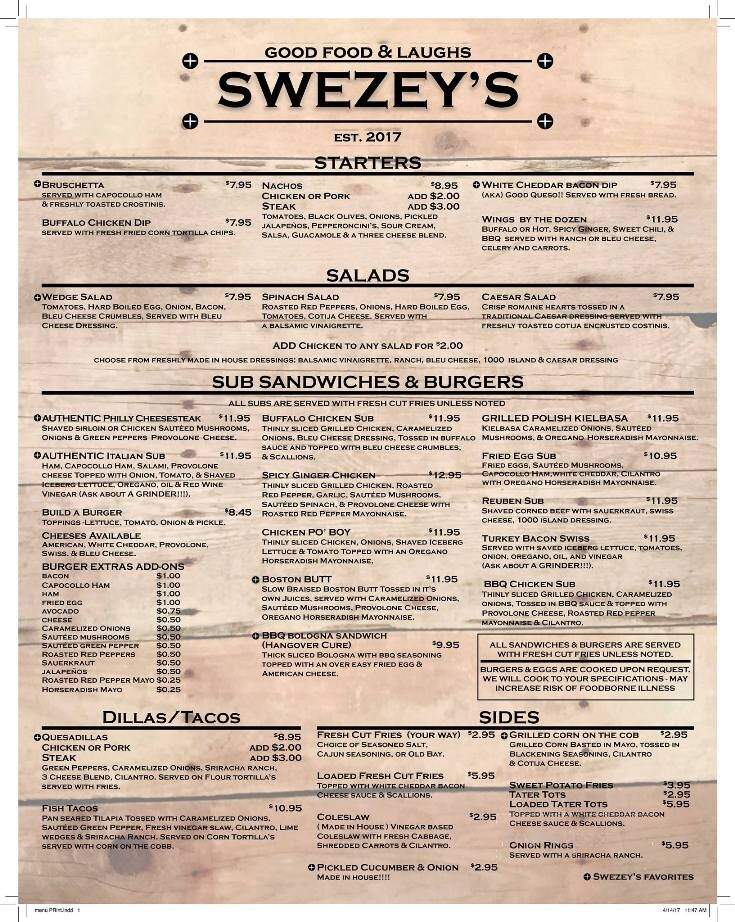 Swezeys Pub - Pleasant View, TN