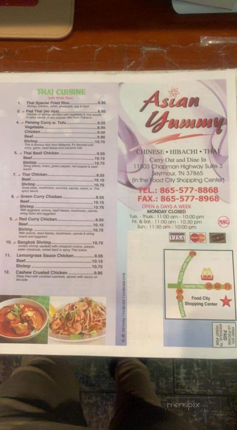 Asian Yummy - Seymour, TN