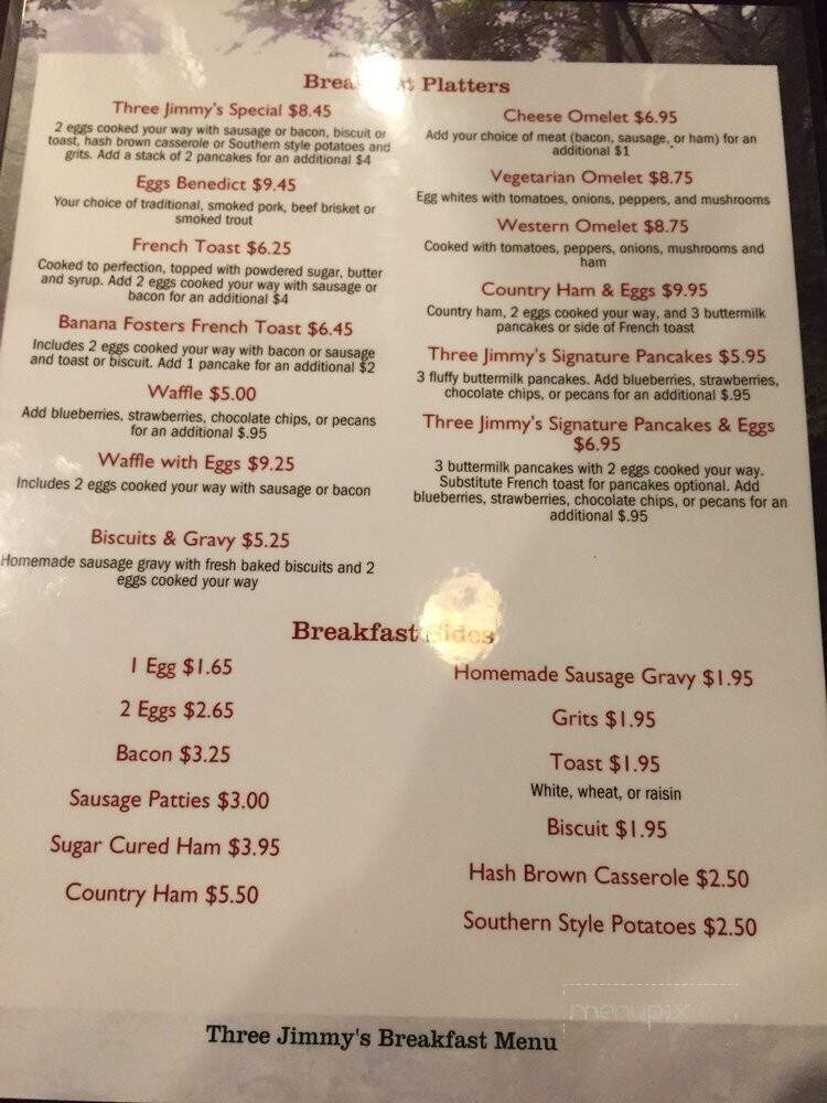 Three Jimmy's Goodtime Eatery - Gatlinburg, TN