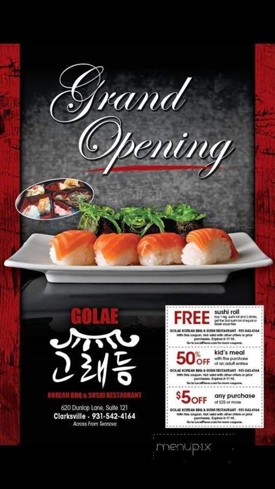 Golae Korean BBQ & Sushi - Clarksville, TN