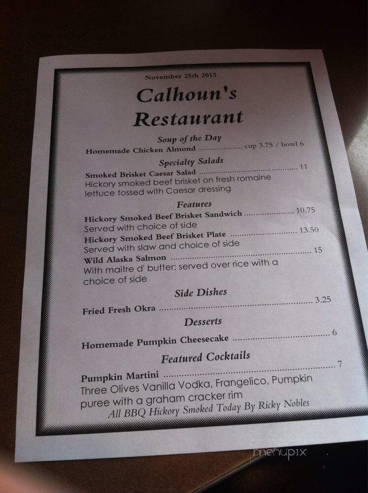 Calhoun's Restaurant - Gatlinburg, TN