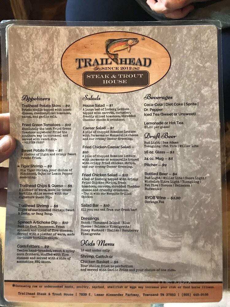 Trailhead Restaurant - Townsend, TN