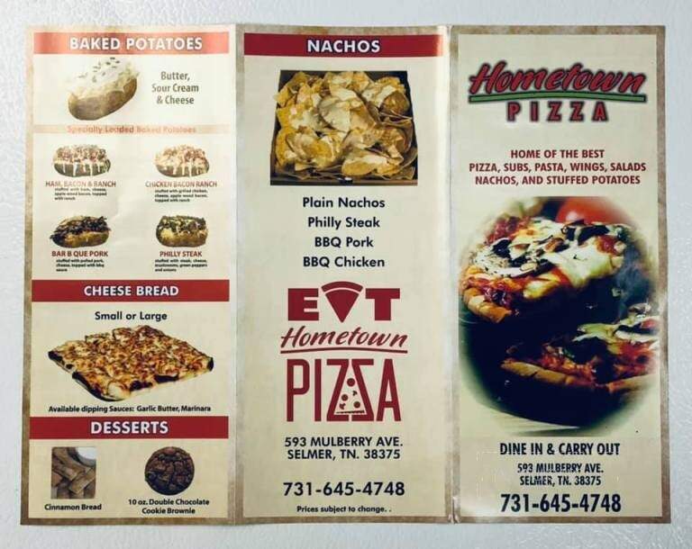 Hometown Pizza - Selmer, TN