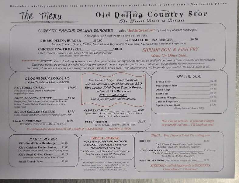 Old Delina Country Store - Cornersville, TN