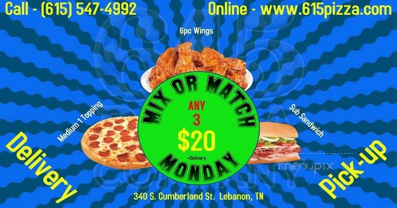 615 Pizza - Lebanon, TN