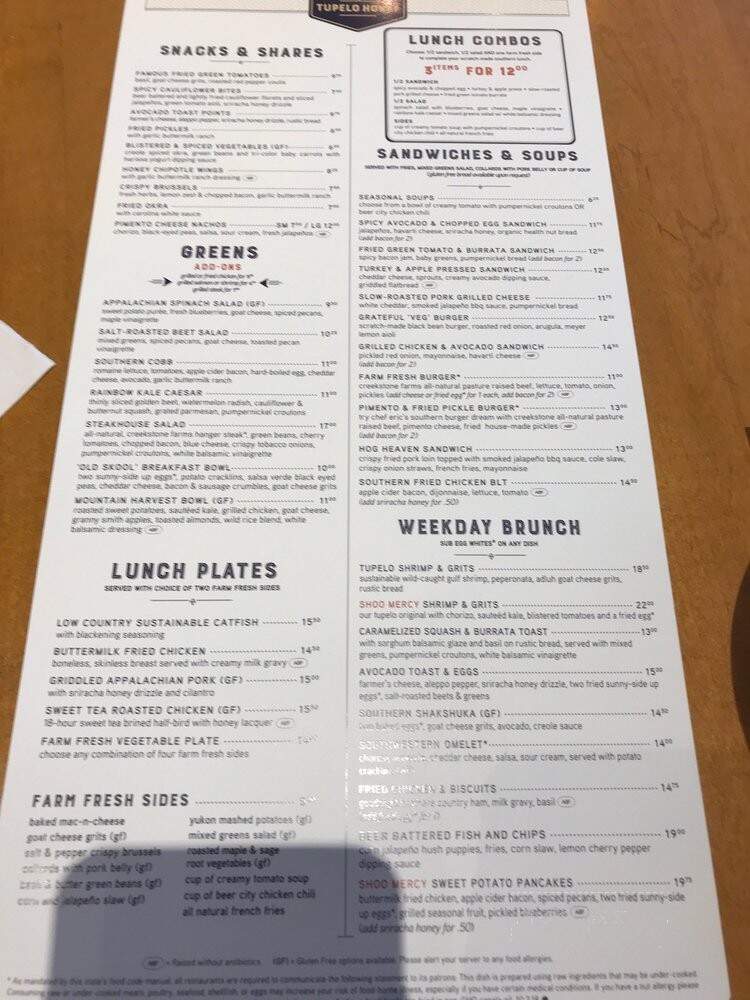 Tupelo Honey Cafe - Franklin, TN