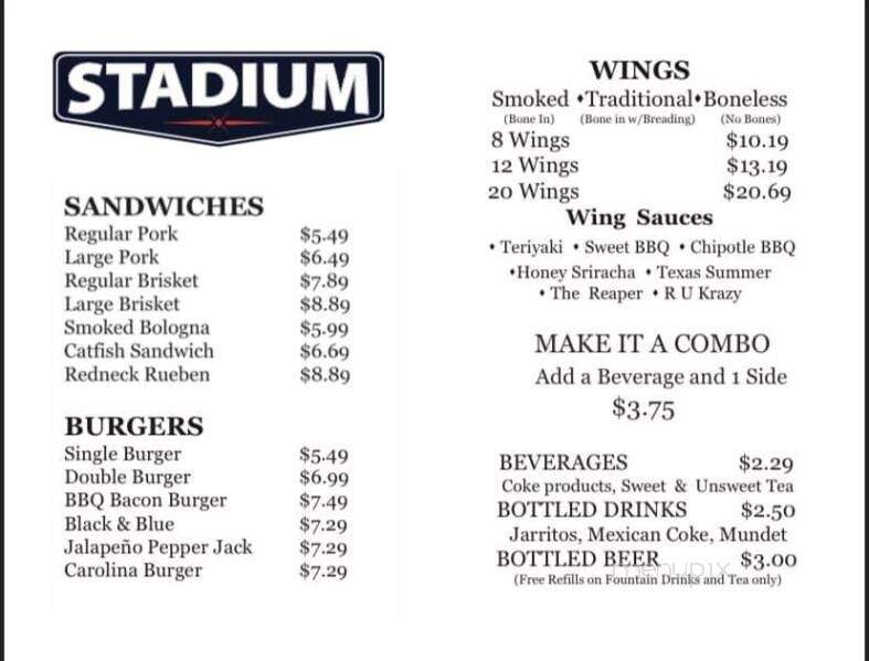 Stadium BBQ - Cleveland, TN