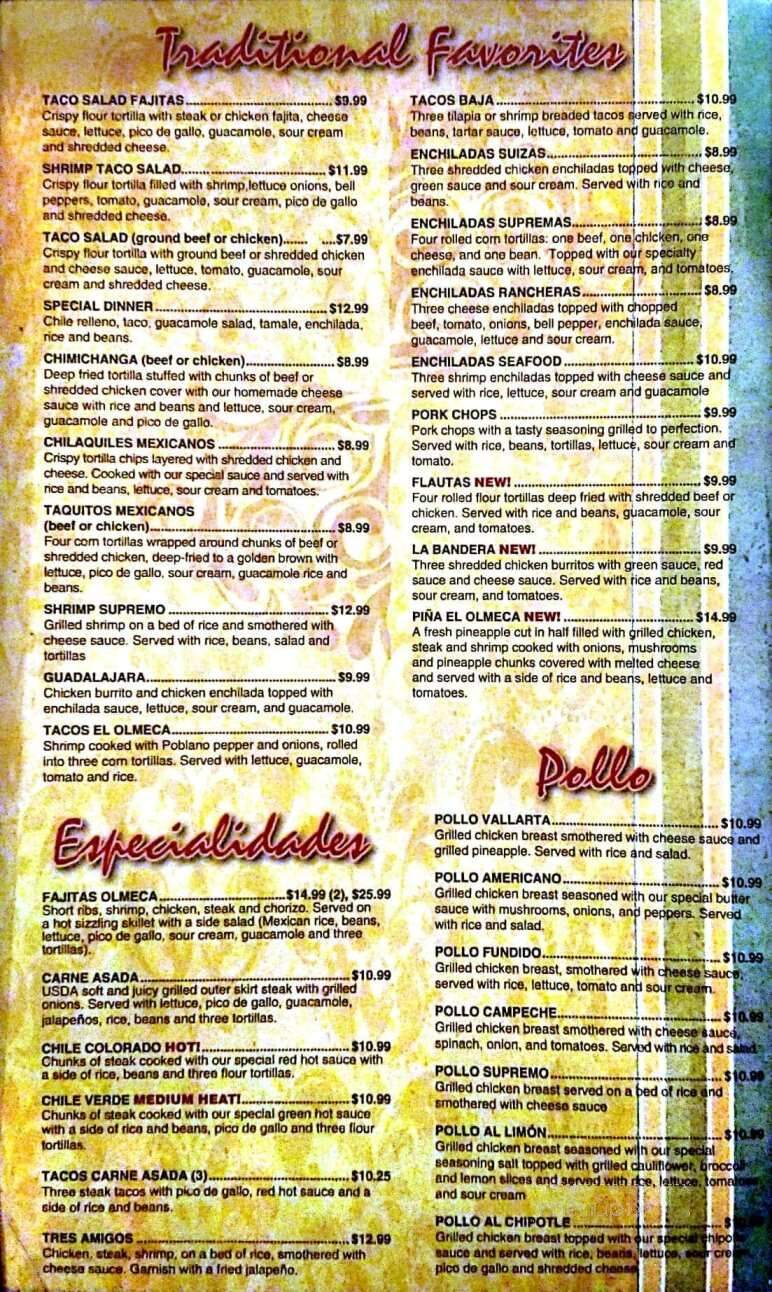 El Olmeca Mexican Restaurant - Ardmore, AL