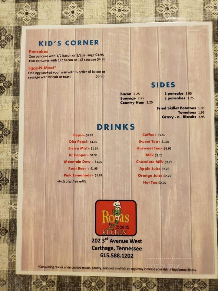 Rojas Kitchen - Carthage, TN