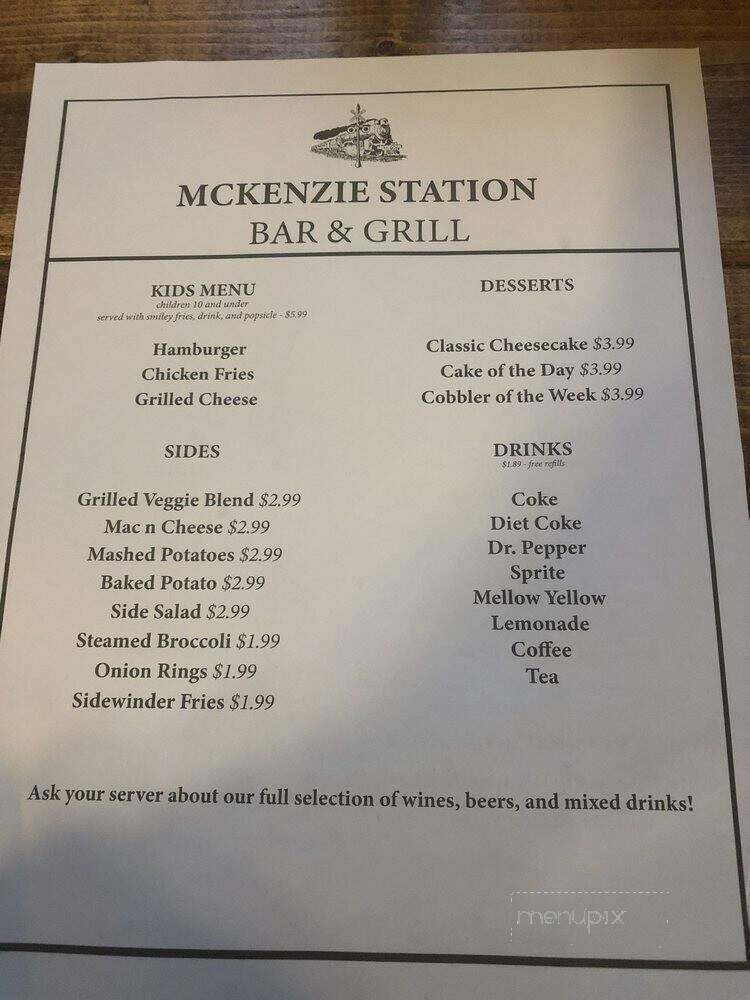 Mckenzie Station Bar & Grill - McKenzie, TN