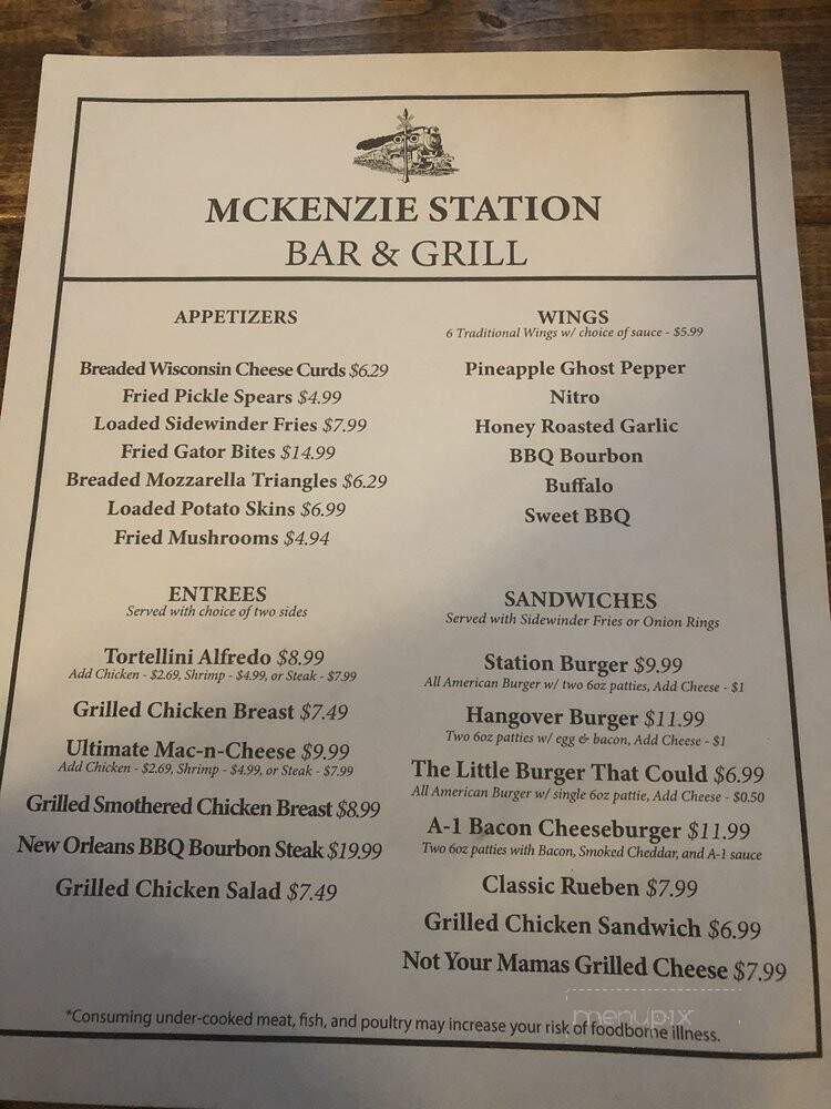 Mckenzie Station Bar & Grill - McKenzie, TN