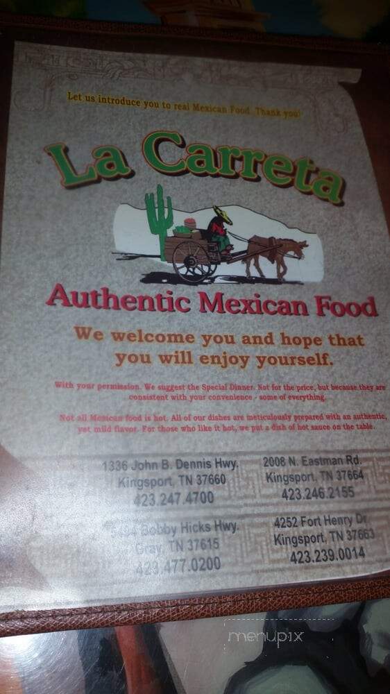 La Carreta Restaurant - Kingsport, TN