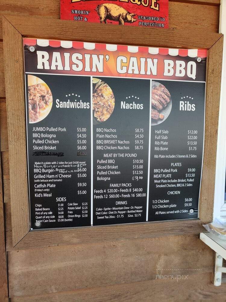 Raisin Cain BBQ - Brownsville, TN