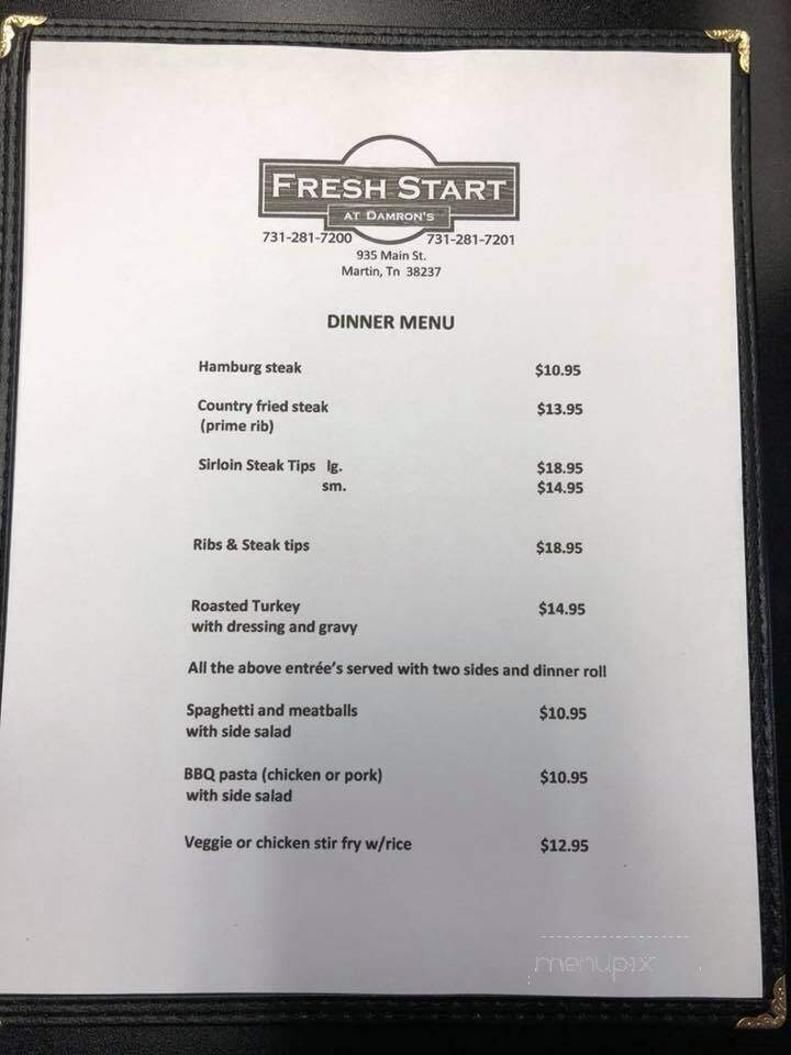 Fresh Start Restaurant - Martin, TN