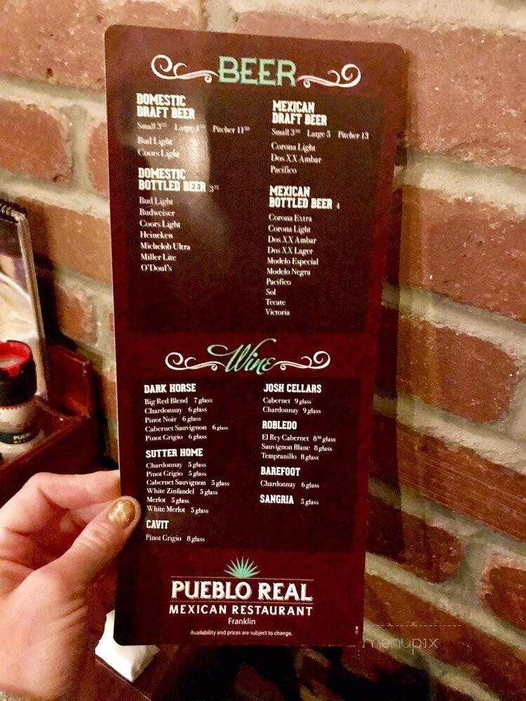 Pueblo Real Restaurant - Franklin, TN