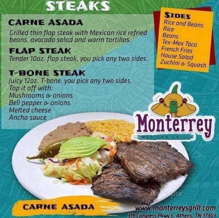 Monterrey Mexican Restaurant - Athens, TN