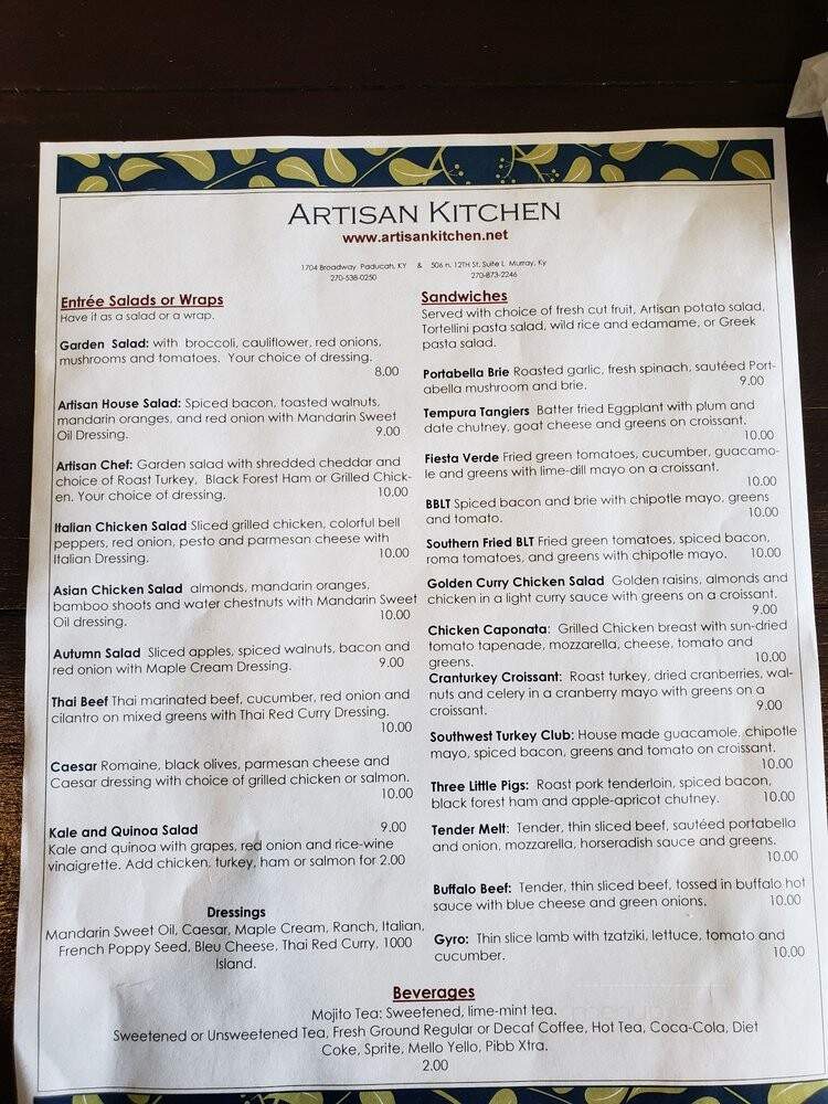 Artisan Kitchen - Murray, KY