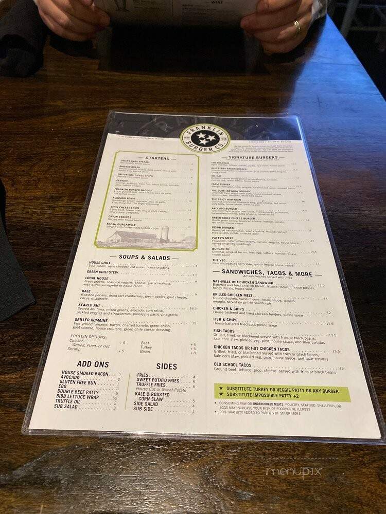 Franklin Burger Company - Franklin, TN